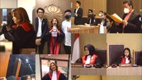 <p>Amel Carla merupakan mahasiswa hukum di Universitas Indonesia. Beberapa waktu lalu, ia baru saja melaksanakan simulasi sidang. (Foto: Instagram @amelcarla)</p>