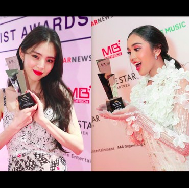 Lyodra Menang Penghargaan AAA 2022 Bareng Han So Hee & Park Min Young