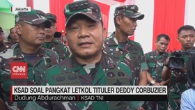 VIDEO: KSAD soal Pangkat Letkol Tituler Deddy Corbuzier