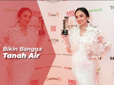 Nyanyikan 'Sang Dewi' di AAA 2022, Lyodra Ginting Raih 'Asia Celebrity Award'