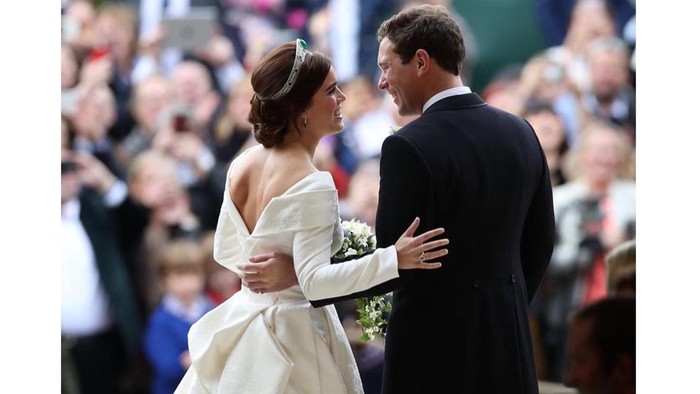 Mengungkap kisah di balik gaun pengantin yang dikenakan Putri Eugenie/Instagram/princesseugenie