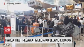 VIDEO: Harga Tiket Pesawat Melonjak Jelang Liburan