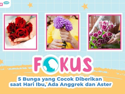 5 Bunga yang Cocok Diberikan saat Hari Ibu, Ada Anggrek dan Aster