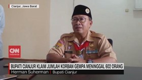 VIDEO: Bupati Cianjur Klaim Jumlah Korban Gempa Meninggal 602 Orang