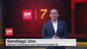 VIDEO: Aksi Menparekraf RI Menjadi Anchor CNN Indonesia