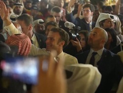 Macron Kunjungi Doha Jelang Laga Prancis vs Maroko