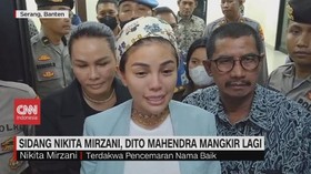 VIDEO: Sidang Nikita Mirzani, Dito Mahendra Mangkir Lagi