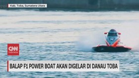 VIDEO: Danau Toba Jadi Lokasi Gelaran F1 Power Boat