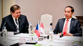 Dampingi Jokowi, Airlangga Hadiri KTT Peringatan 45 Tahun ASEAN-UE