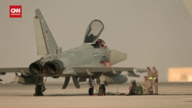 VIDEO: 8 Jet Eurofighter Tyohiin Jaga Qatar Selama Piala Dunia