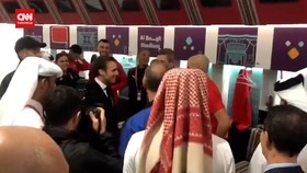 VIDEO: Momen Presiden Prancis Apresiasi Timnas Maroko di Ruang Ganti