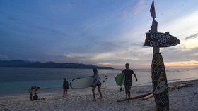 FOTO: Menikmati Suasana Gili Trawangan Lombok Jelang Libur Nataru