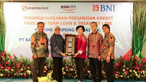 Siap Ekspansi, BSDE Terima Fasilitas Pinjaman Rp 1 T dari BNI