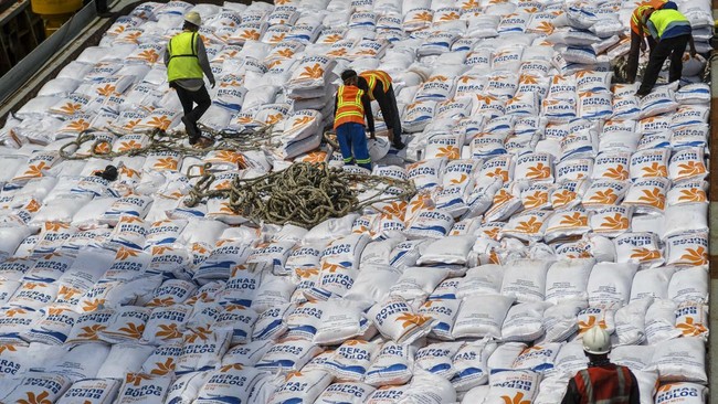Perum Badan Urusan Logistik (Bulog) mengatakan sebanyak 300 ribu ton beras impor bakal masuk ke Indonesia pada Februari 2023.