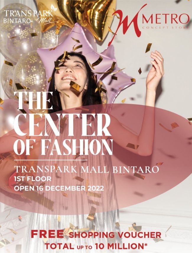 Metro Department Store Hadir di Transpark Mall Bintaro, Ada Diskon