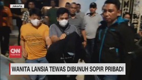 VIDEO: Wanita Lansia Tewas Dibunuh Sopir Pribadi