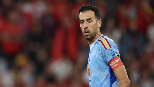 Gelandang Sergio Busquets pensiun dari timnas Spanyol, Jumat (16/12), setelah gagal di Piala Dunia 2022 di Qatar.