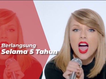 Kasus Hak Cipta Lagu 'Shake It Off' Taylor Swift Dibatalkan