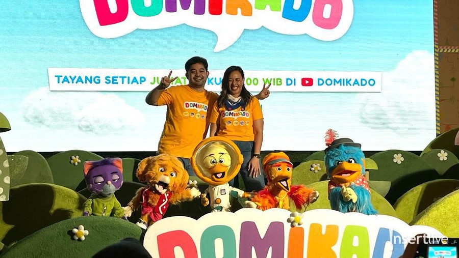 domikado Anggia dan Ryan bersama karakter DOMIKADO