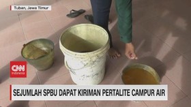 VIDEO: Sejumlah SPBU Dapat Kiriman Pertalite Campur Air
