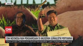VIDEO: CNN Indonesia Raih Penghargaan Anugerah Jurnalistik Pertamina