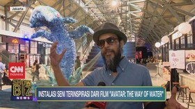 VIDEO: Instalasi Seni Terinspirasi Dari Film Avatar: The Way Of Water