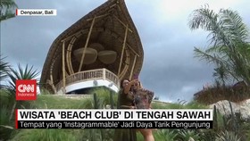 VIDEO: Wisata 'Beach Club' di Tengah Sawah