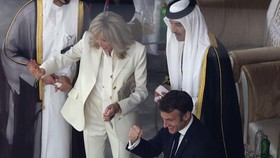 Macron Tonton Langsung Final Piala Dunia Bareng Emir Qatar: Les Bleus!