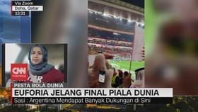 VIDEO: Euforia Jelang Final Piala Dunia