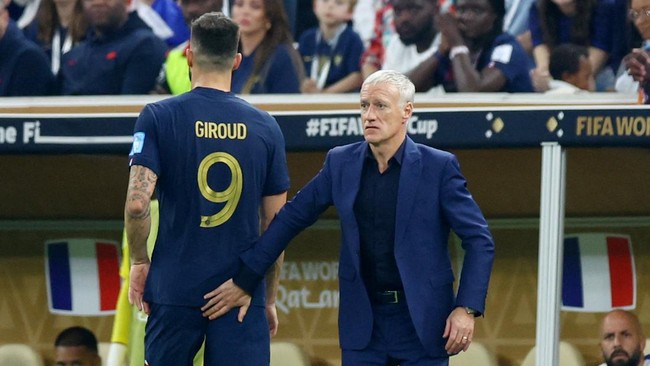 Ruang ganti Prancis pada turun minum final Piala Dunia 2022 melawan Argentina dipenuhi amarah dari pemain dan pelatih.