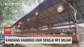 VIDEO: Kandang Kambing Unik Senilai Rp1 Miliar