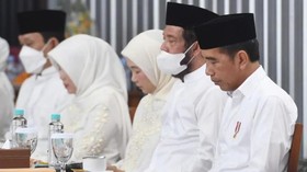 Jokowi Gelar Pengajian 1.000 Hari Ibunda Sudjiatmi Notomihardjo
