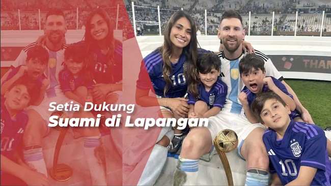 Antonella Roccuzzo Istri Messi Disorot saat Rayakan Kemenangan Argentina