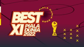 img-title INFOGRAFIS: Best 11 Piala Dunia 2022, Messi dan Mbappe di Depan