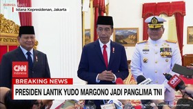 VIDEO: Jokowi Lantik Yudo Margono Jadi Panglima TNI