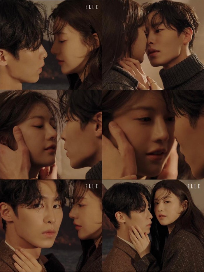 Lee Jae Wook dan Go Yoon Jung juga memamerkan chemistry yang luar biasa saat keduanya melakukan pemotretan bersama ELLE Korea baru-baru ini. Keduanya terlihat serasi sekali, ya!/ Foto: twitter.com/leejaewookstyle
