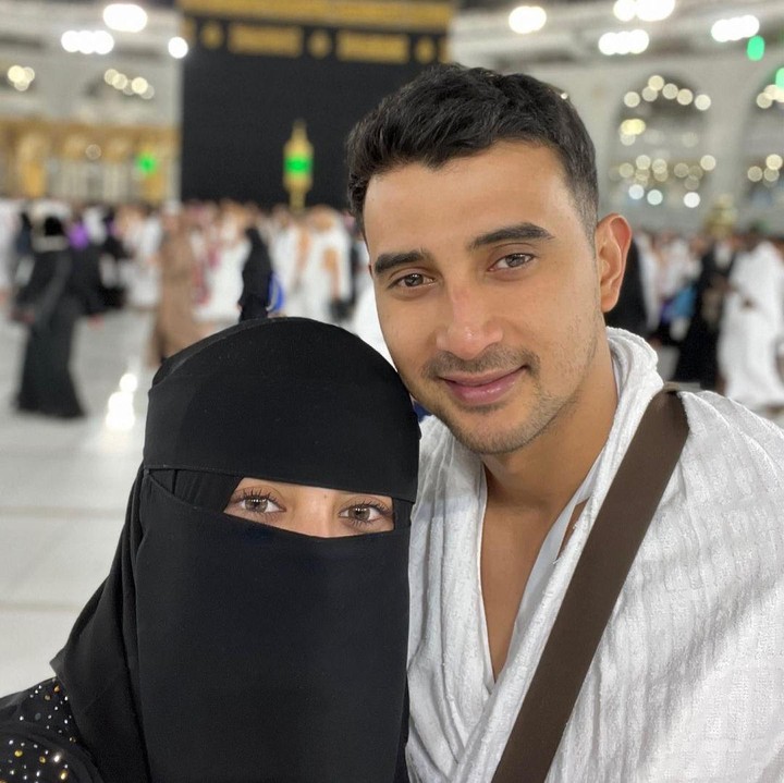 <p>Di salah satu kesempatan, aktris berusia 22 tahun ini juga terlihat mengenakan niqab atau cadar. (Foto: Instagram @marginw)</p>
