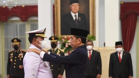 FOTO: Yudo Margono Resmi Dilantik Jadi Panglima TNI