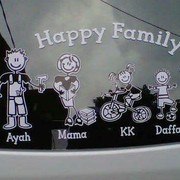 Jangan Pernah Pasang Stiker Happy Family di Mobil, Ini Bahaya yang Siap Mengintai Keluarga! Kamu Sudah Tahu?