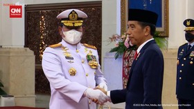 VIDEO: Jokowi Berpesan Ini Ke Panglima TNI Laksamana Yudo Margono
