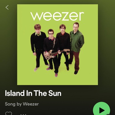 Lirik Lagu Island In The Sun - Weezer