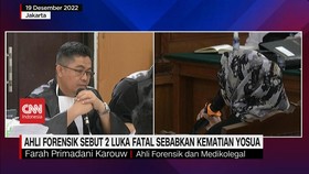 VIDEO: Ahli Forensik Sebut 2 Luka Fatal Sebabkan Kematian Yosua