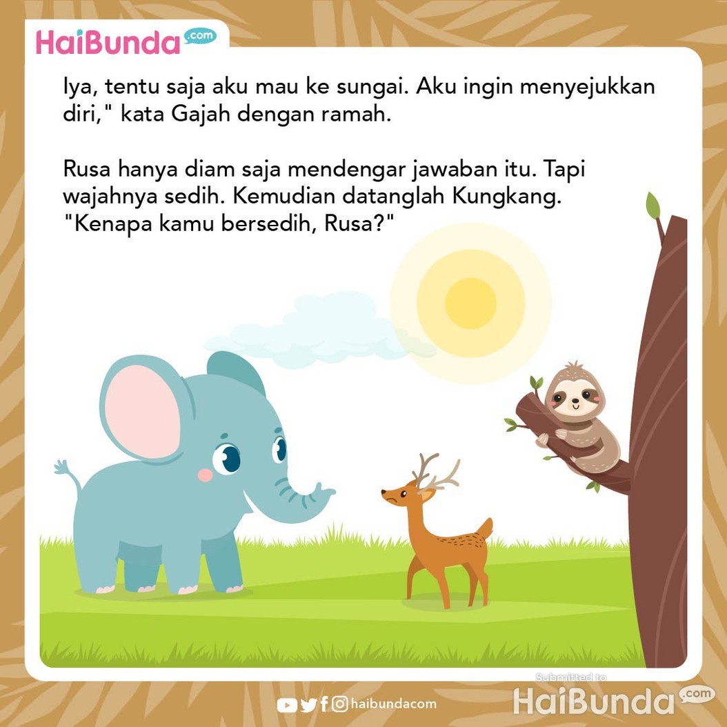 Cerita Fabel: Terima Kasih, Gajah