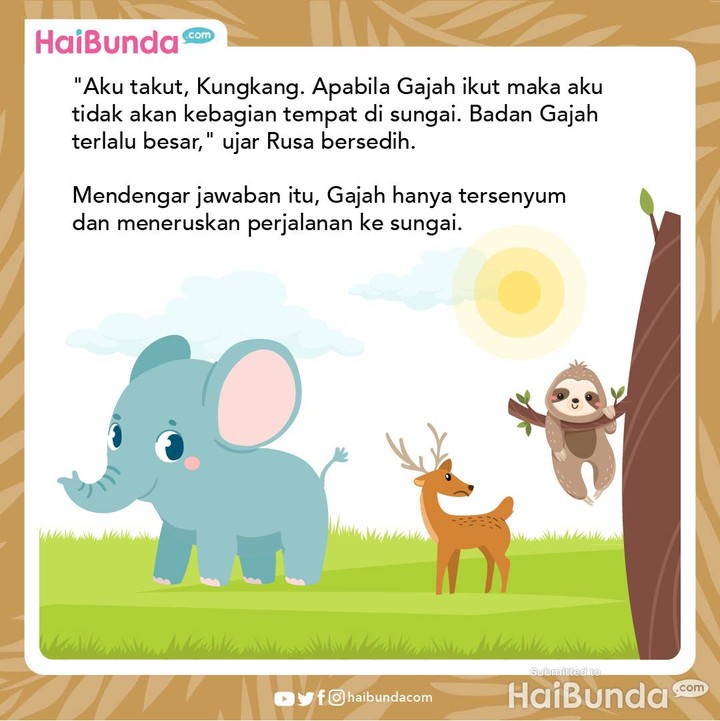 Cerita Fabel: Terima Kasih, Gajah