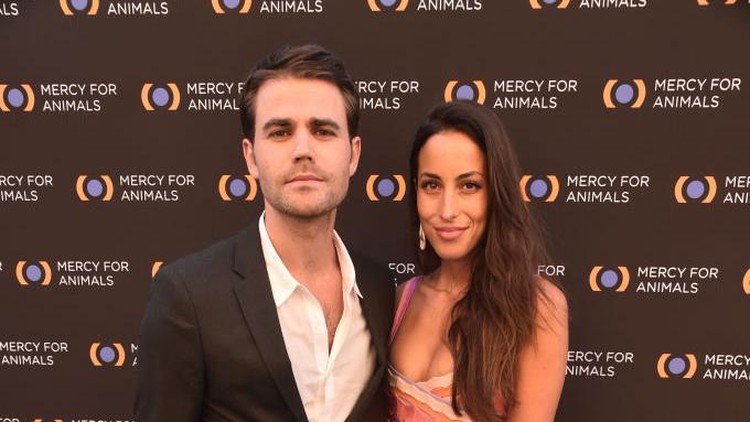 LOS ANGELES, CALIFORNIA - SEPTEMBER 14: Paul Wesley And Ines De Ramon attend the Mercy For Animals 20th Anniversary Gala at The Shrine Auditorium on September 14, 2019 in Los Angeles, California. (Photo by Alberto E. Rodriguez/Getty Images)