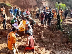 Korban Longsor di Sumedang Ditemukan Meninggal Dunia