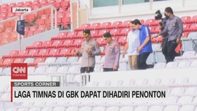 VIDEO: Laga Timnas di GBK Dapat Dihadiri Penonton
