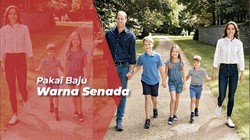 Pangeran William & Kate Middleton Rilis Foto Keluarga untuk Kartu Natal