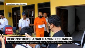 VIDEO: Rekonstruksi Anak Racun Keluarga di Magelang