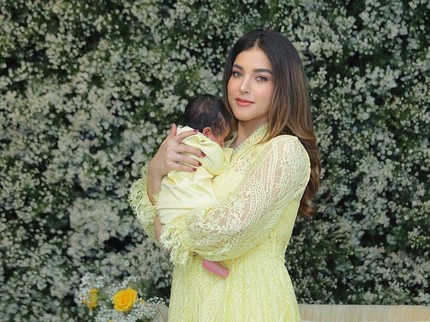Potret Akikah Ayang Boy Anak Tasya Farasya, Dekorasi Nuansa Kuning Curi Perhatian
